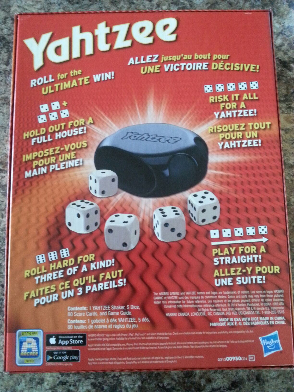 Yahtzee #2  board game collectible [Barcode 630509354177] - Main Image 2