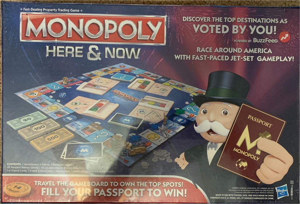 Monopoly: Here & Now  (2-4) board game collectible [Barcode 630509384112] - Main Image 2