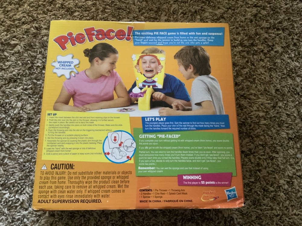 Pie Face  (2+) board game collectible [Barcode 630509406661] - Main Image 3
