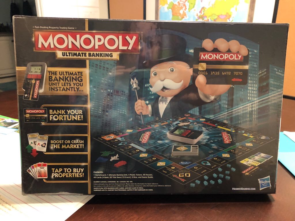 Ultimate Banking Monopoly  (2-4) board game collectible [Barcode 630509414642] - Main Image 2