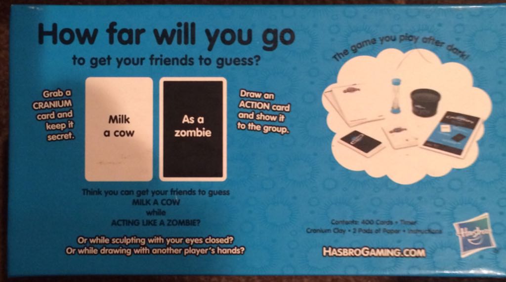 Cranium: Dark  (3+) board game collectible [Barcode 630509426157] - Main Image 2