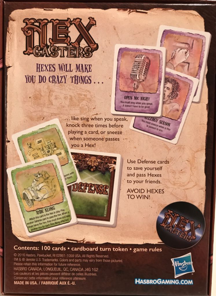Hex Casters  (3 to 6) board game collectible [Barcode 630509505753] - Main Image 2
