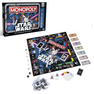 Monopoly: Star Wars - 40th Anniversary Special Edition  (2-6) board game collectible [Barcode 630509528011] - Main Image 2