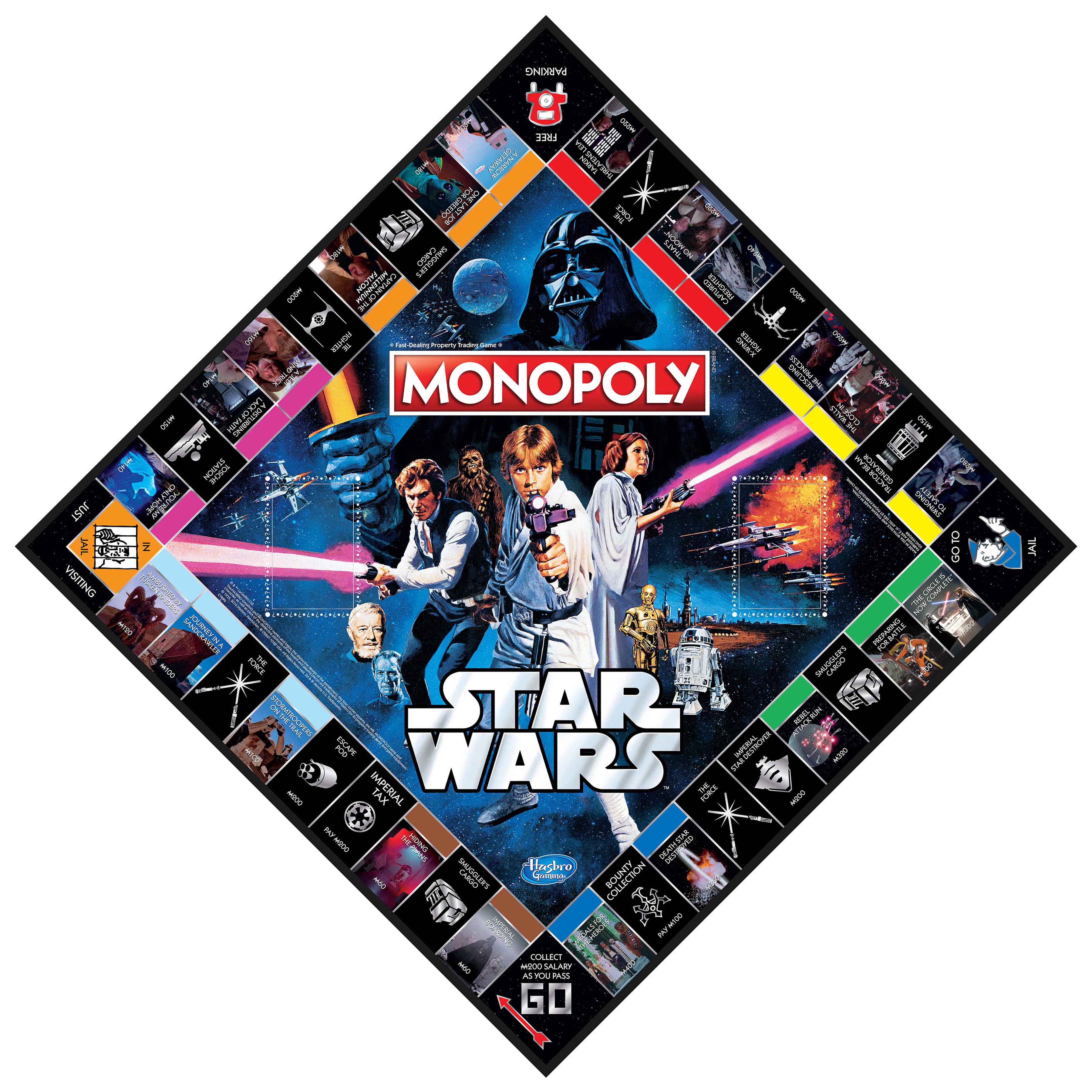 Monopoly: Star Wars - 40th Anniversary Special Edition  (2-6) board game collectible [Barcode 630509528011] - Main Image 4