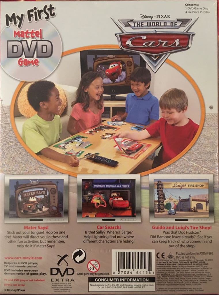 The World Of Cars  (2-4) board game collectible [Barcode 027084641561] - Main Image 2