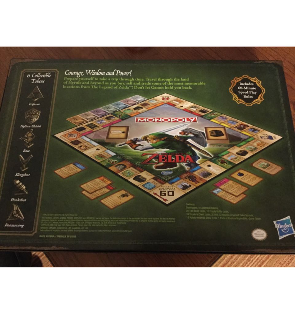 The Legend Of Zelda Monopoly  (2-4) board game collectible [Barcode 630509652631] - Main Image 2