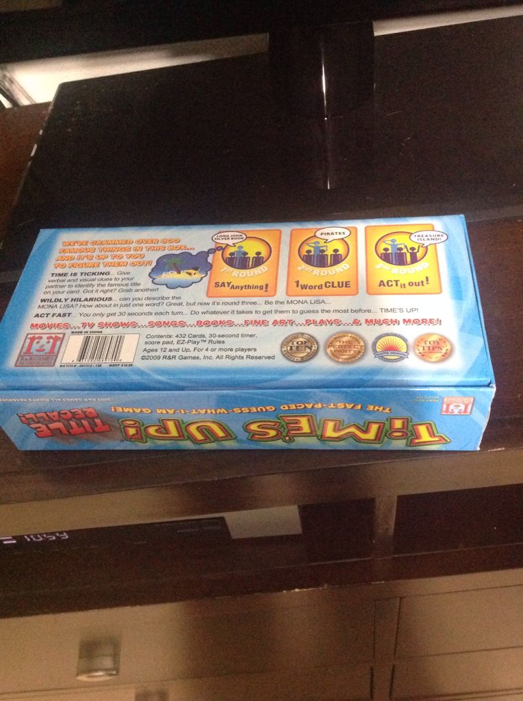 Time’s Up! Title Recall!  (4) board game collectible [Barcode 631080089700] - Main Image 2