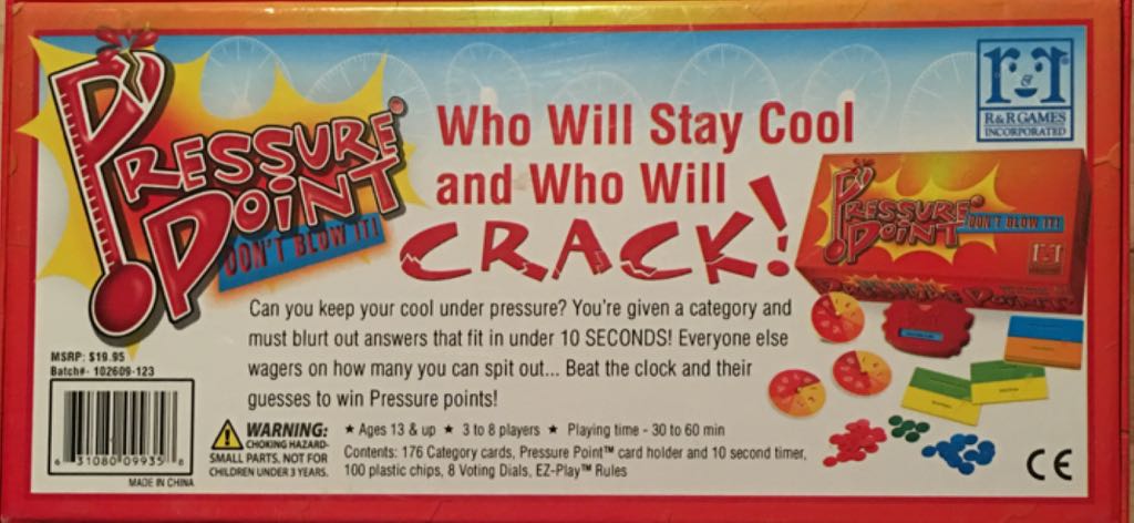 Pressure Point  (3-8) board game collectible [Barcode 631080099358] - Main Image 2