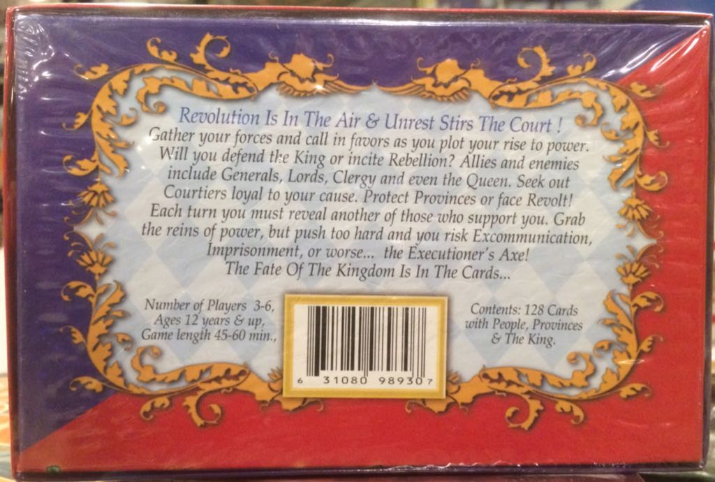 Overthrone  (3-6) board game collectible [Barcode 631080989307] - Main Image 2