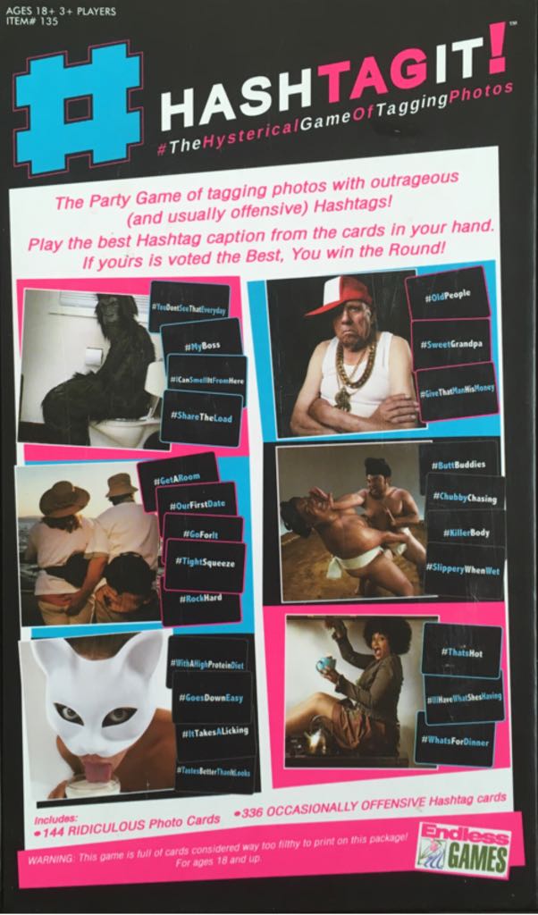 HASHTAGIT!  (3+) board game collectible [Barcode 632468001352] - Main Image 2