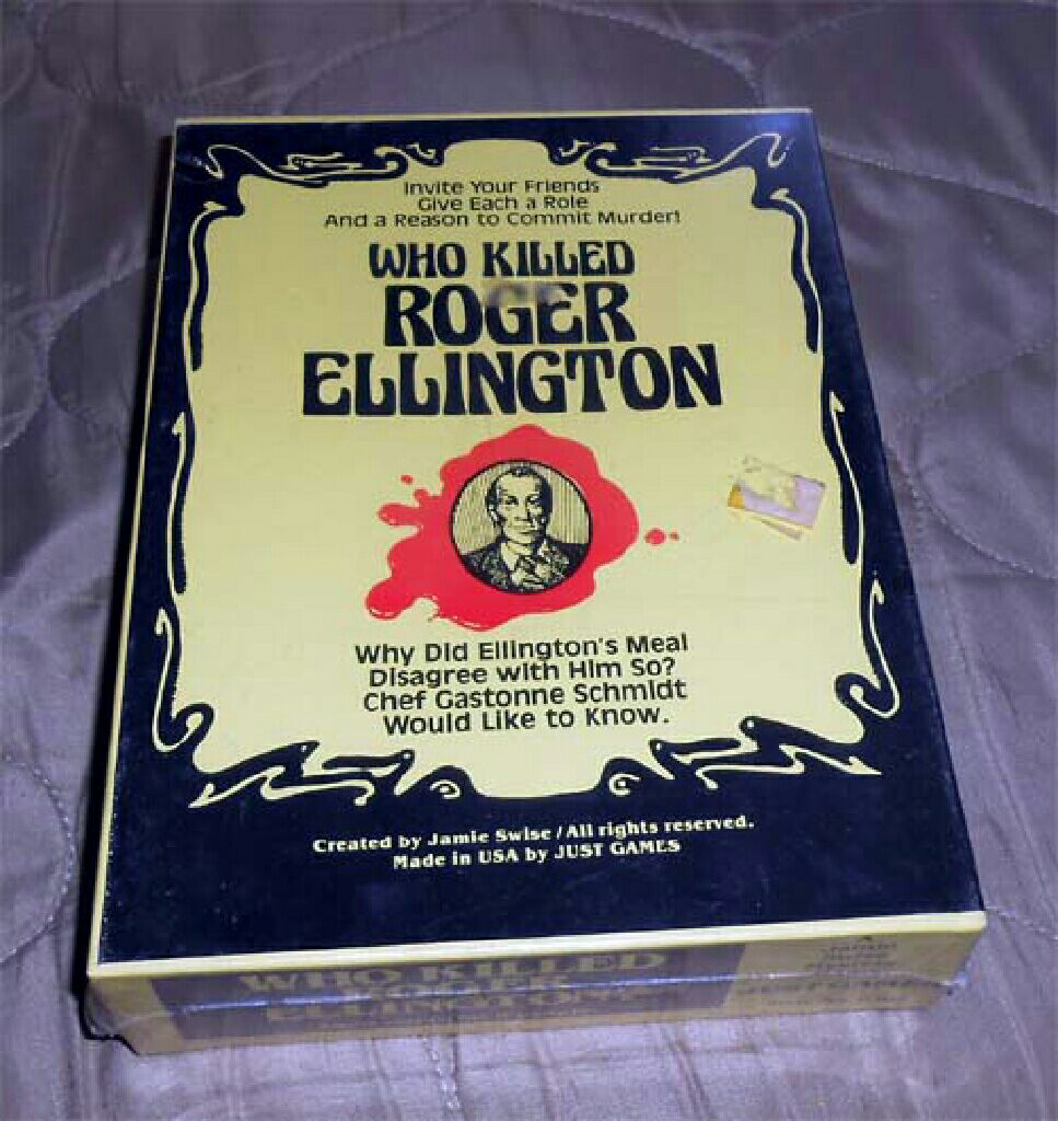 Who killed Roger Ellington  board game collectible [Barcode 011349083029] - Main Image 1