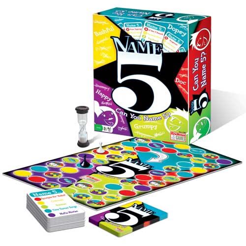 Name 5  (2+) board game collectible [Barcode 632468003806] - Main Image 2