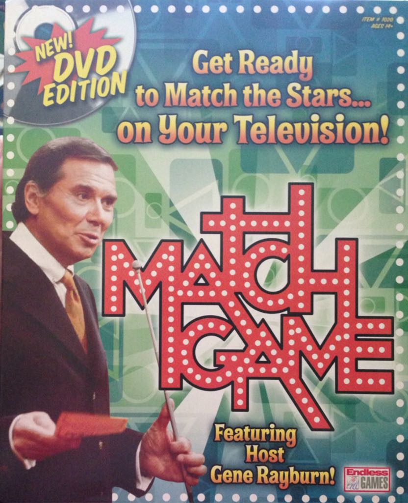 Match Game DVD Edition  board game collectible [Barcode 632468010200] - Main Image 1