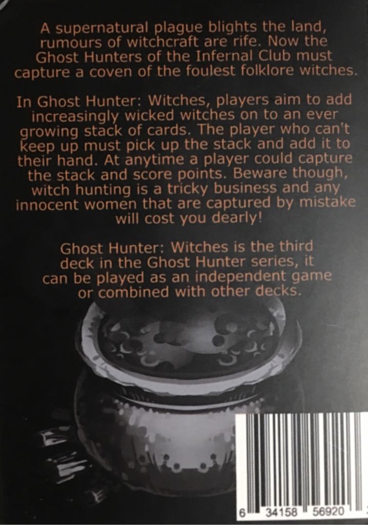 Ghost Hunter: Witches  (2-6) board game collectible [Barcode 634158569203] - Main Image 2