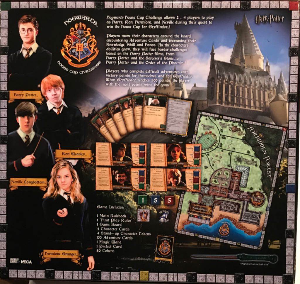 Harry Potter: Hogwarts House Cup Challenge  (2 to 4) board game collectible [Barcode 634482605516] - Main Image 2