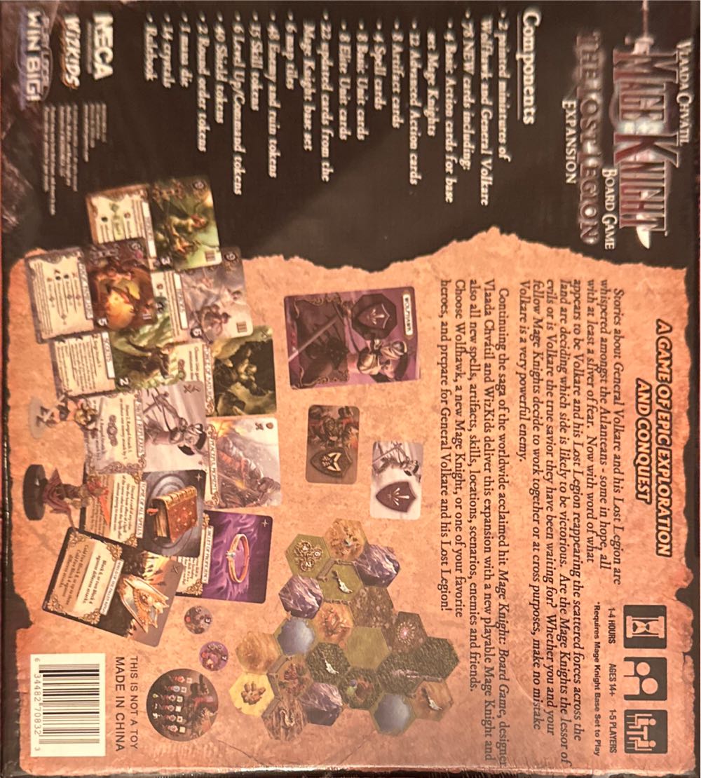 Mage Knight: The Lost Legion  (1-5) board game collectible [Barcode 634482708323] - Main Image 2