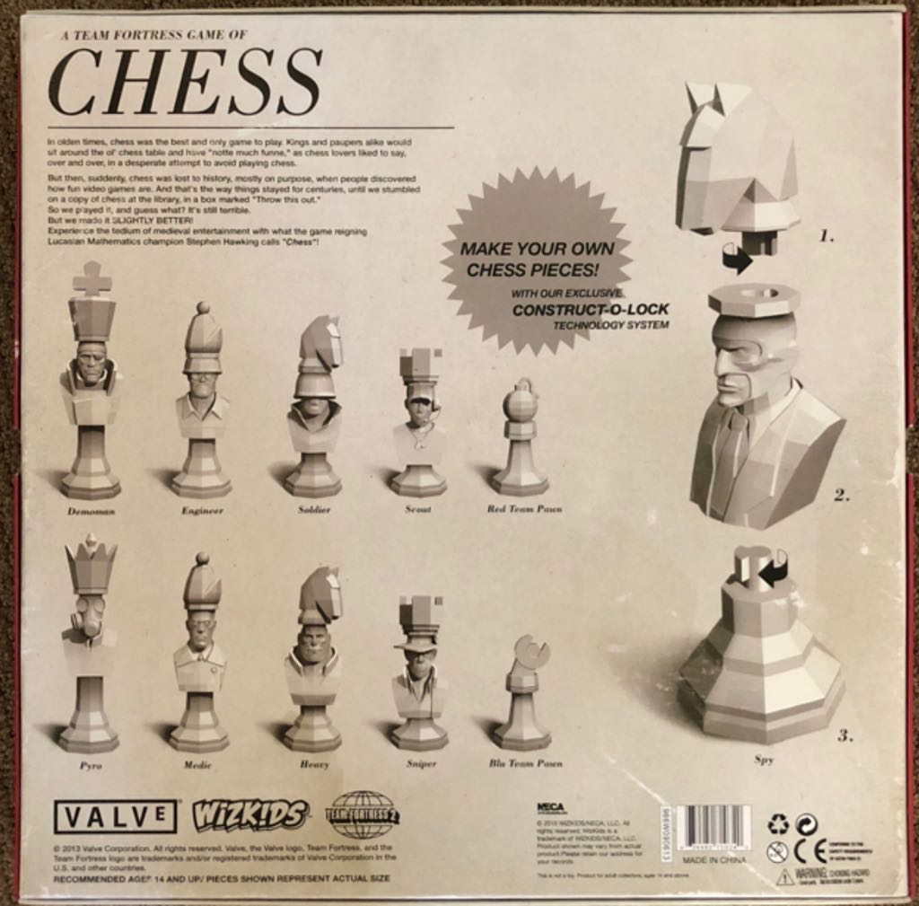 Team Fortress Game of Chess  (2) board game collectible [Barcode 634482710340] - Main Image 2