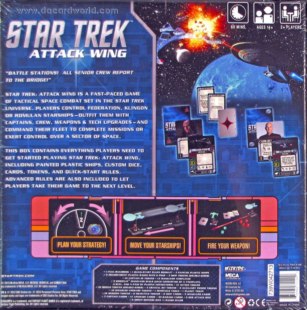 Star Trek: Attack Wing  (2+) board game collectible [Barcode 634482711200] - Main Image 2