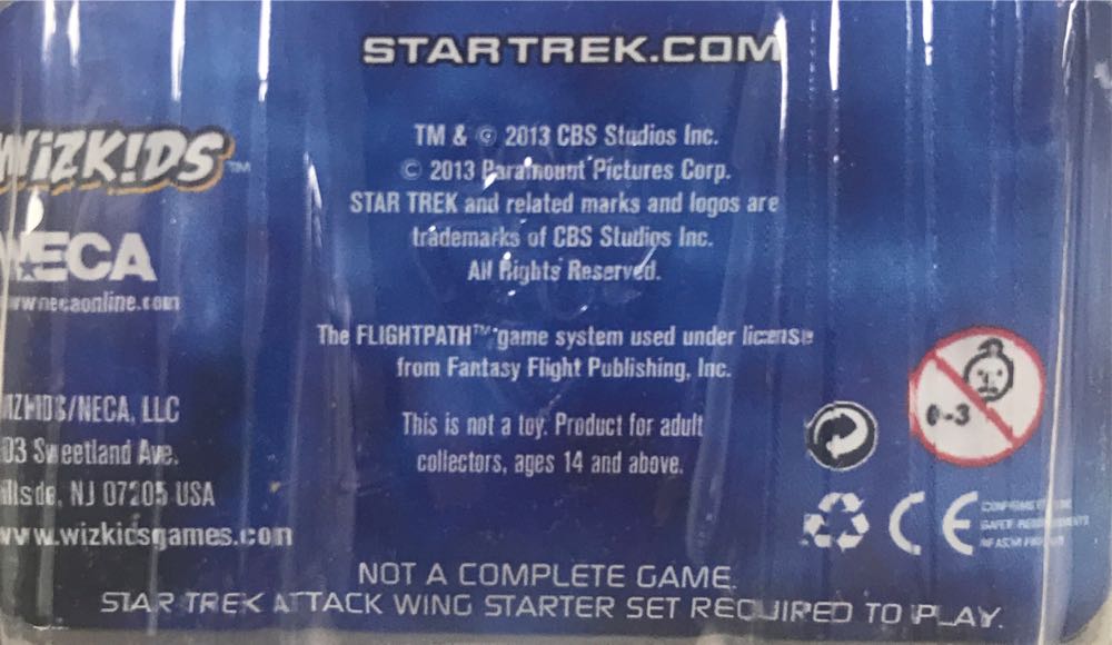 Star Trek Attack Wing R.I.S. Apnex  (2) board game collectible [Barcode 634482711248] - Main Image 3
