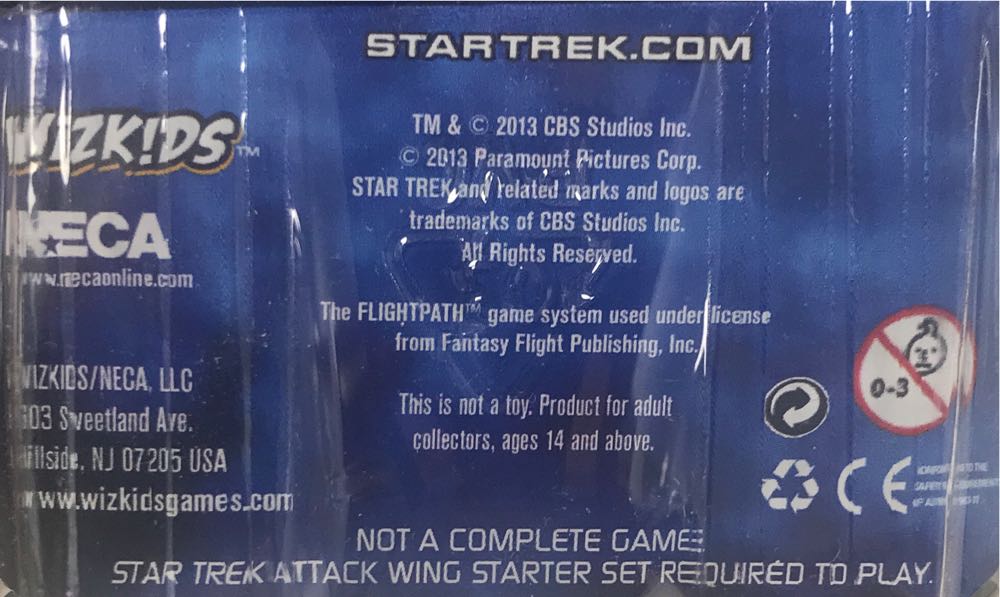 Star Trek Attack Wing I.K.S. Gr’oth  (2) board game collectible [Barcode 634482711255] - Main Image 3