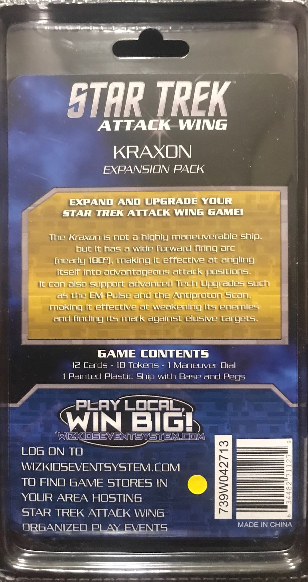 Star Trek Attack Wing Kraxon  (2) board game collectible [Barcode 634482711279] - Main Image 2