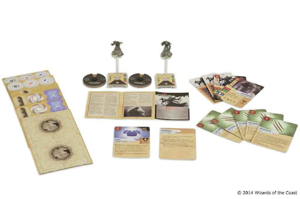 Attack Wing D&D : Wraith  (2) board game collectible [Barcode 634482715956] - Main Image 2