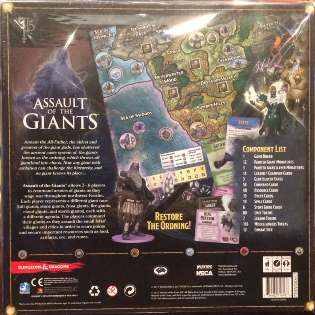 Assault of the Giants  (3-6) board game collectible [Barcode 634482716168] - Main Image 2
