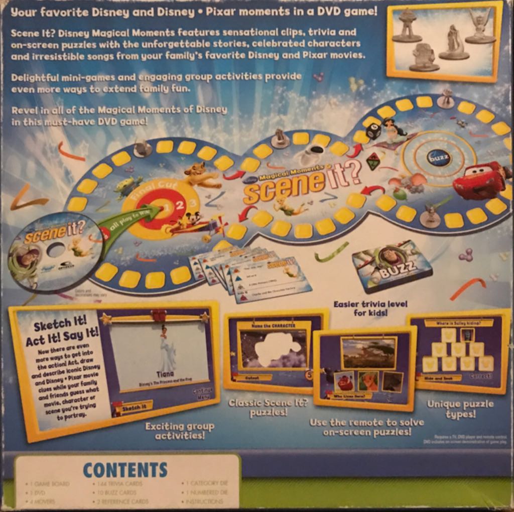 Disney Magical Moments  (2+) board game collectible [Barcode 027084813333] - Main Image 2