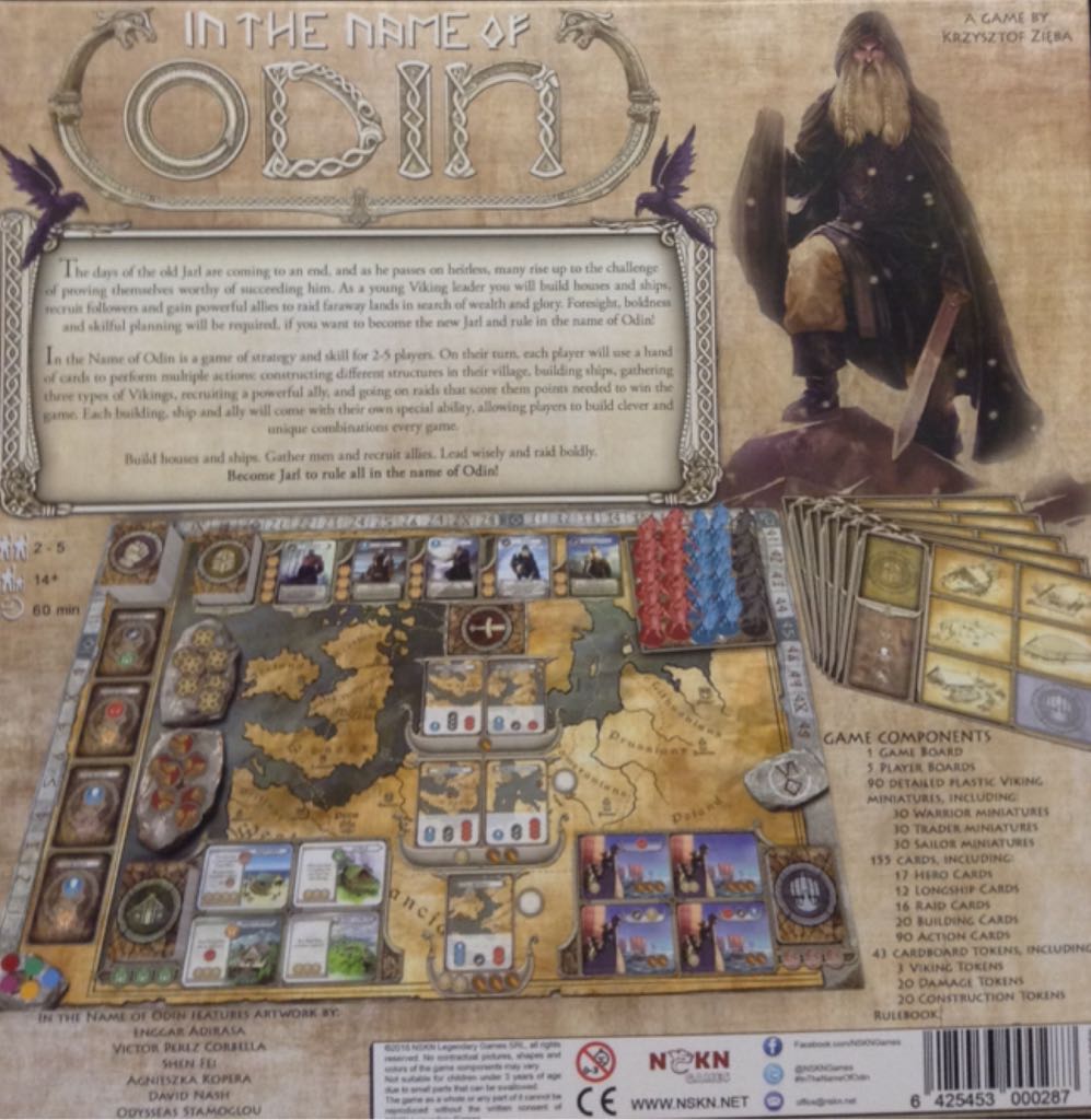 In the Name of Odin  (2-5) board game collectible [Barcode 6425453000287] - Main Image 2