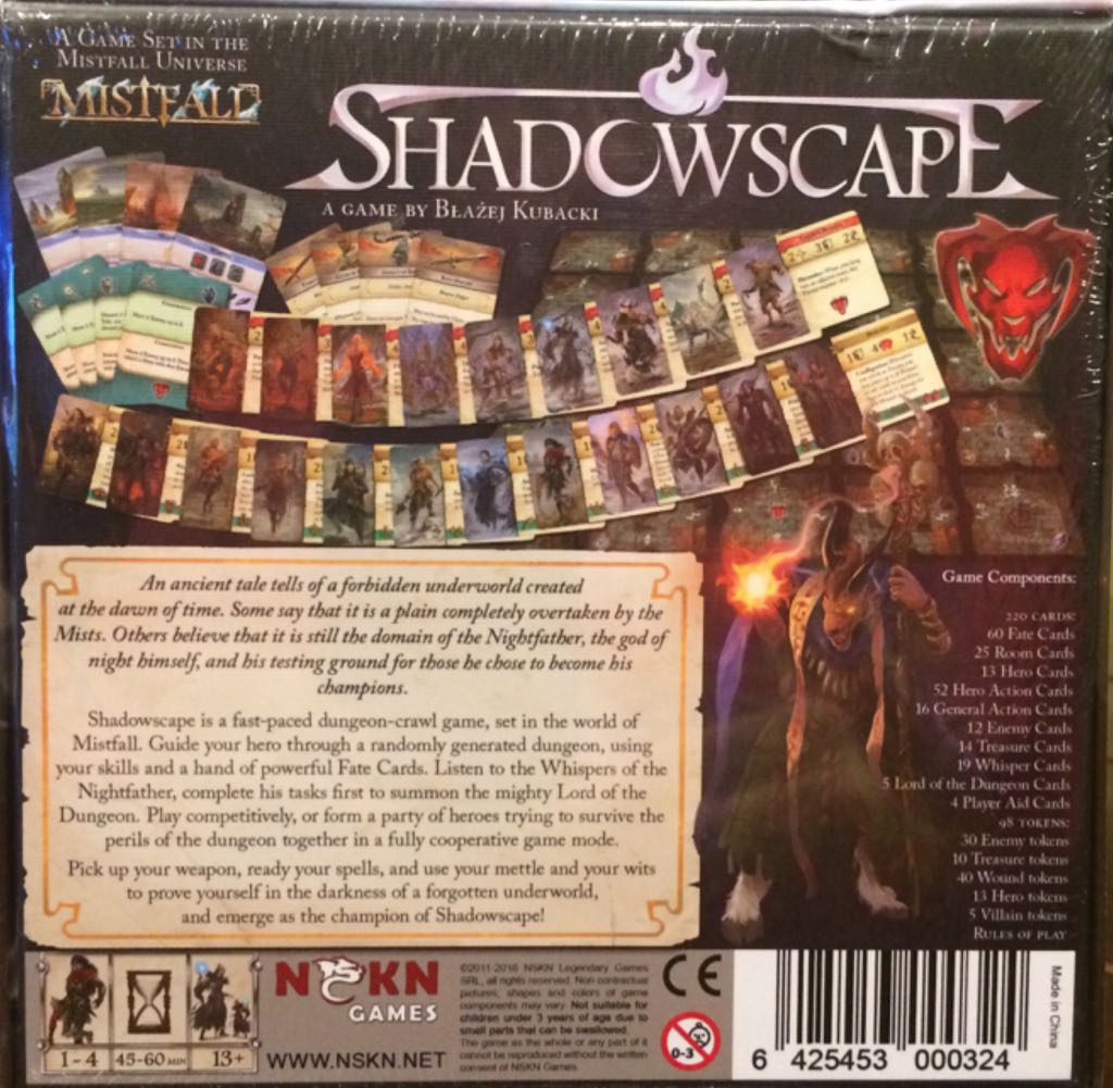 Shadowscape  (1-4) board game collectible [Barcode 6425453000324] - Main Image 2