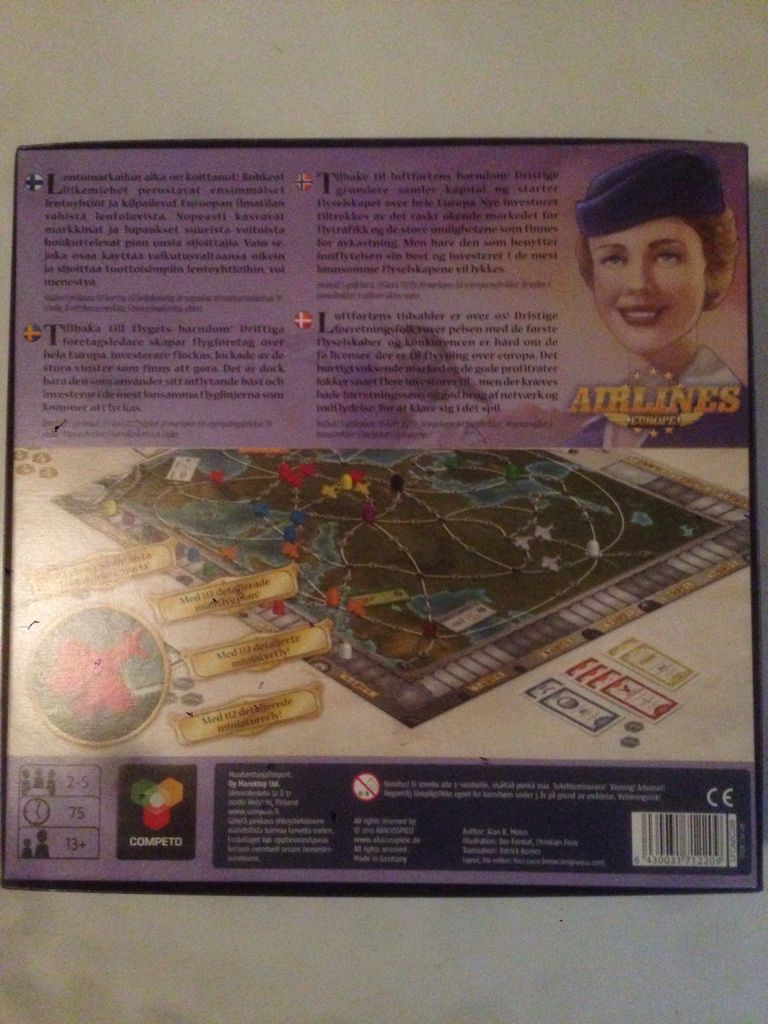 Airlines Europe  (2-5) board game collectible [Barcode 6430031712209] - Main Image 2