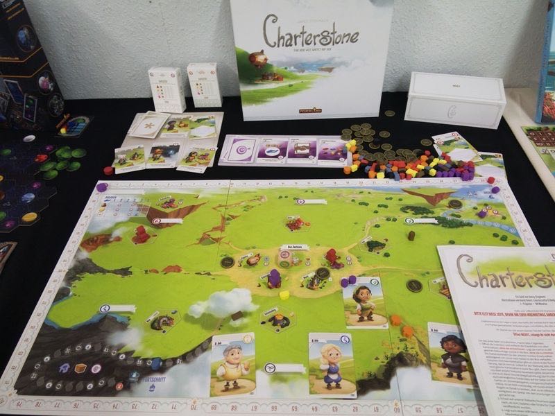 Charterstone  (1-6 Players) board game collectible [Barcode 653341027603] - Main Image 3