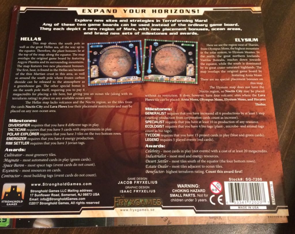 Hellas & Elysium  (1-5) board game collectible [Barcode 653341720207] - Main Image 2