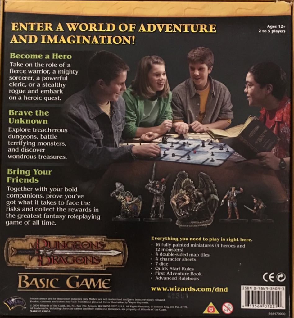 Dungeons & Dragons: Basic Game  (2-5) board game collectible [Barcode 653569012214] - Main Image 2