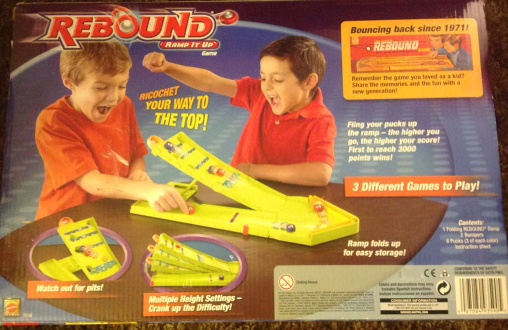 Rebound Ramp It Up  board game collectible [Barcode 027084935905] - Main Image 2