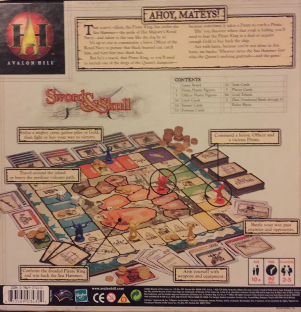 Sword & Skull  (2-5) board game collectible [Barcode 653569034322] - Main Image 2