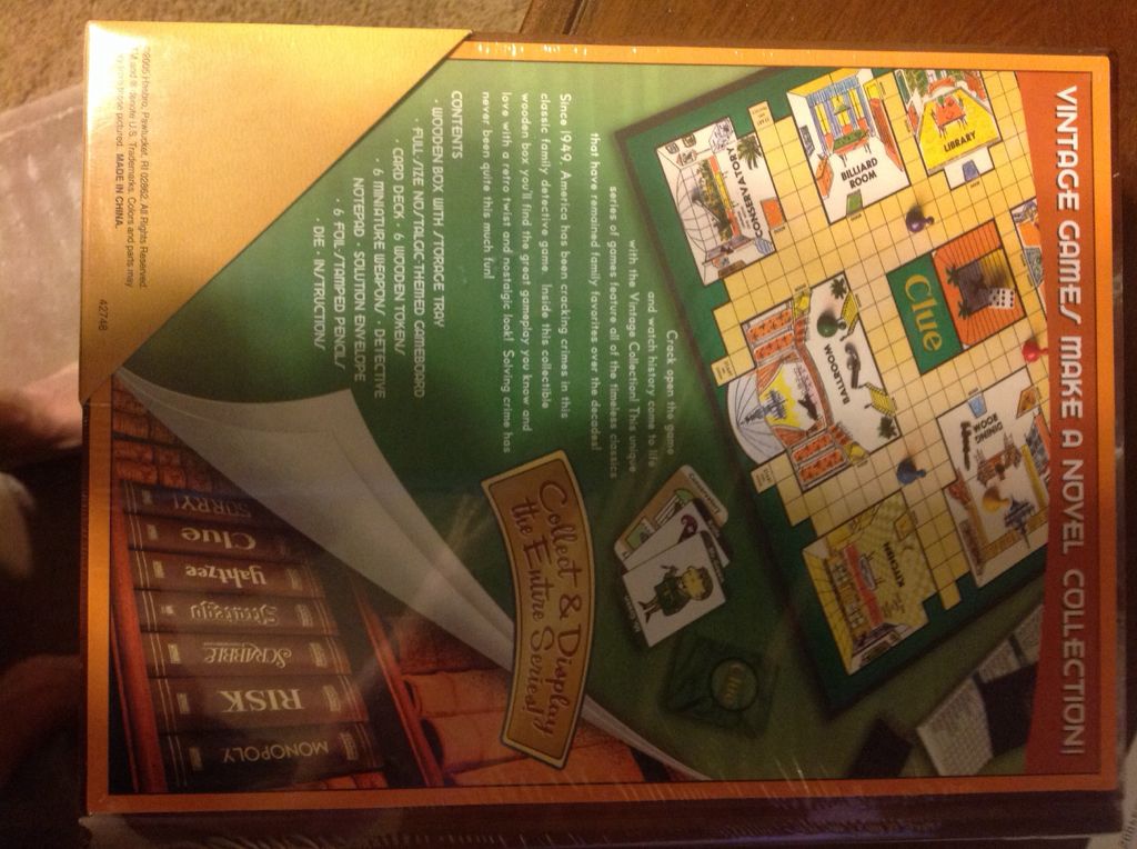 Clue  (3-6) board game collectible [Barcode 653569098867] - Main Image 2