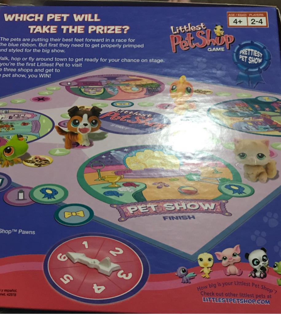 Littlest Pet Shop Game  (2-4) board game collectible [Barcode 653569128786] - Main Image 2