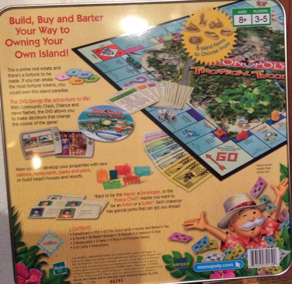 Tropical Tycoon  (3-5) board game collectible [Barcode 653569170877] - Main Image 2