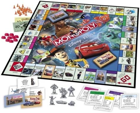 Monopoly: Disney-Pixar Edition  (6) board game collectible [Barcode 653569230977] - Main Image 2