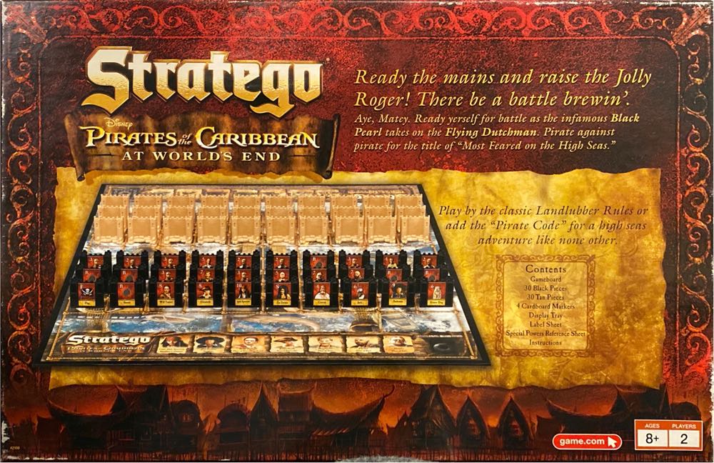 Stratego Pirates of the Caribbean at world’s End  (2) board game collectible [Barcode 653569251057] - Main Image 2