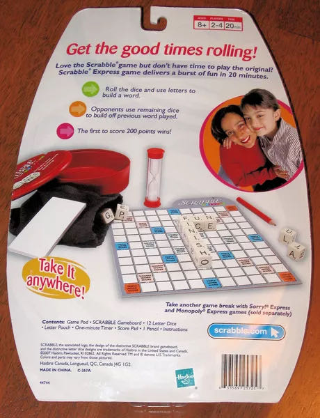 Scrabble Express  (2+) board game collectible [Barcode 653569257257] - Main Image 4