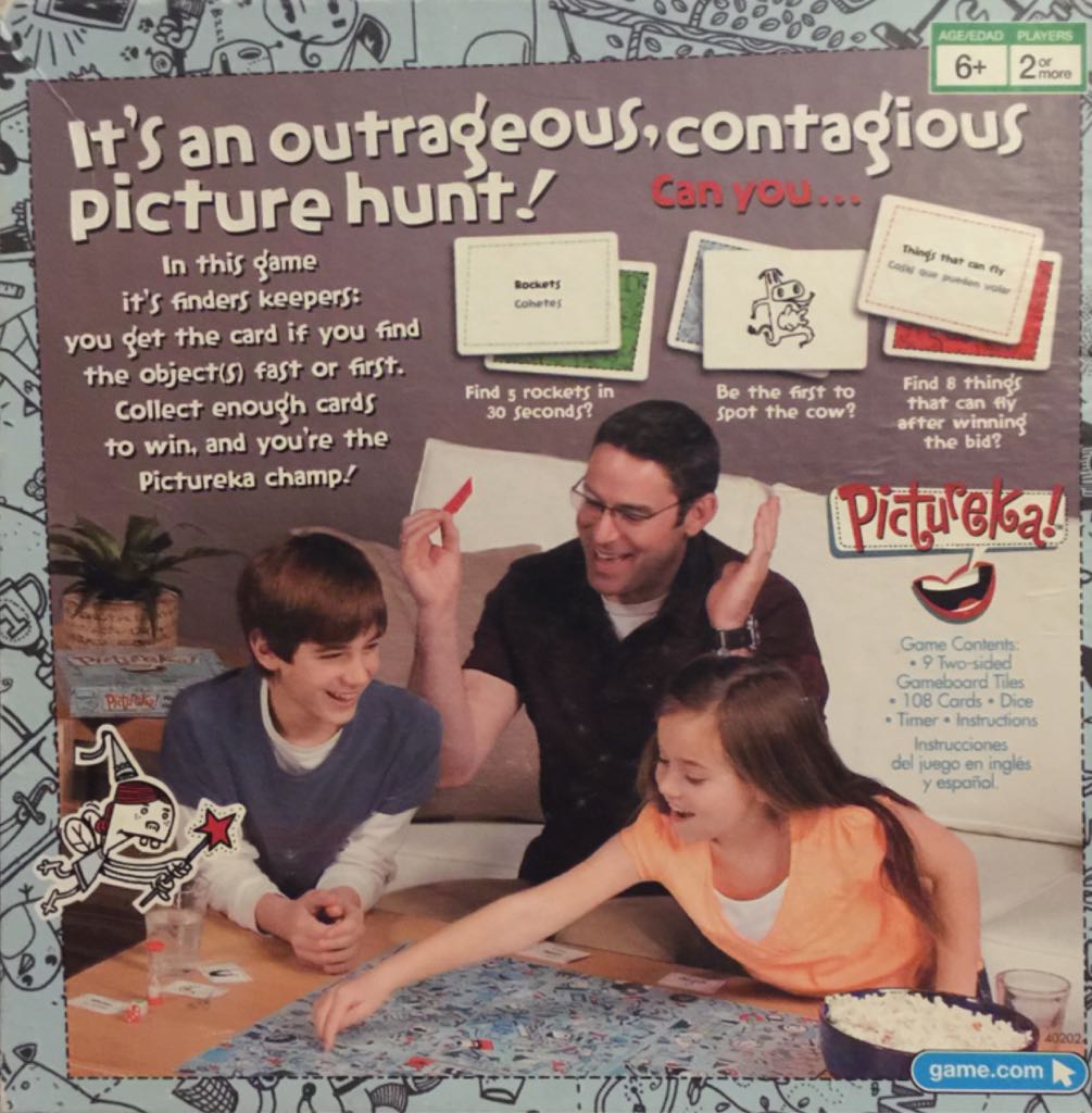 Pictureka!  (2-7) board game collectible [Barcode 653569276197] - Main Image 2