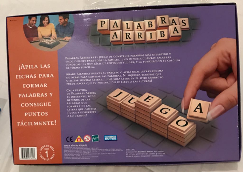 Palabras Arriba  (2-4) board game collectible [Barcode 653569276418] - Main Image 2