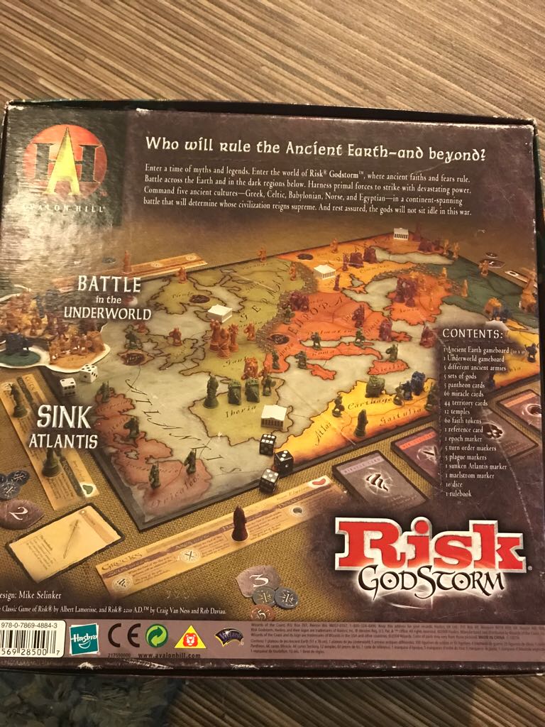 Risk: Godstorm  (2-5) board game collectible [Barcode 653569285007] - Main Image 2