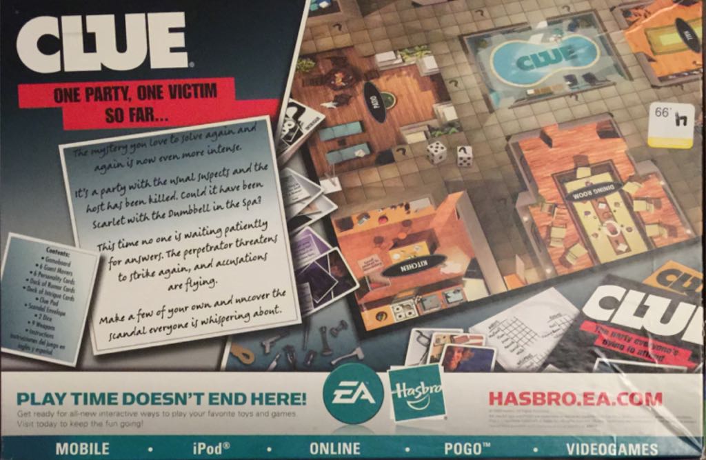 CLUE®: Discover the Secrets  (3-6) board game collectible [Barcode 653569308584] - Main Image 2