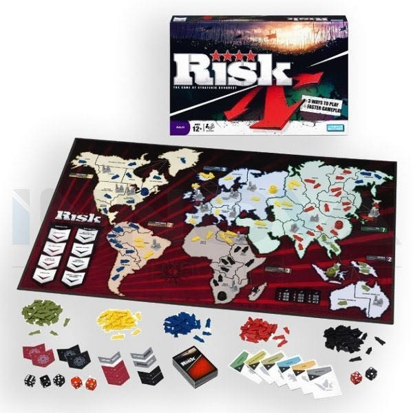 Risk  (3-5) board game collectible [Barcode 653569326953] - Main Image 2