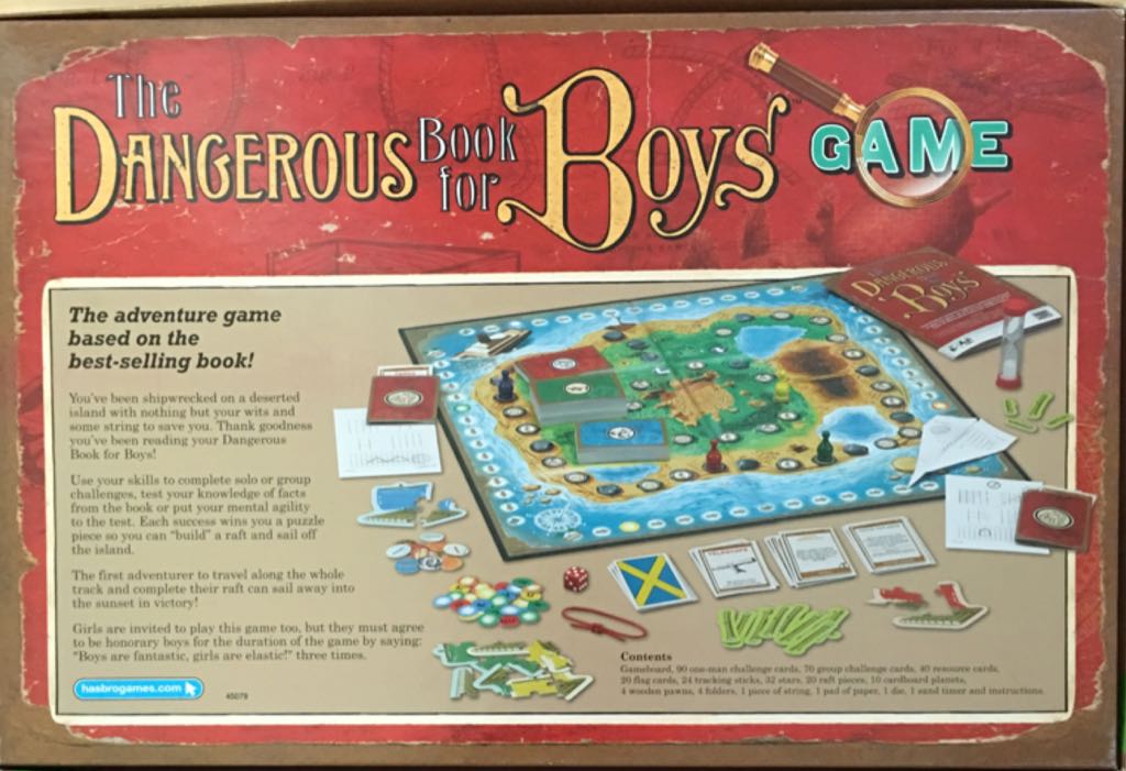 the Dangerous book for boys game  (2-4) board game collectible [Barcode 653569339748] - Main Image 2