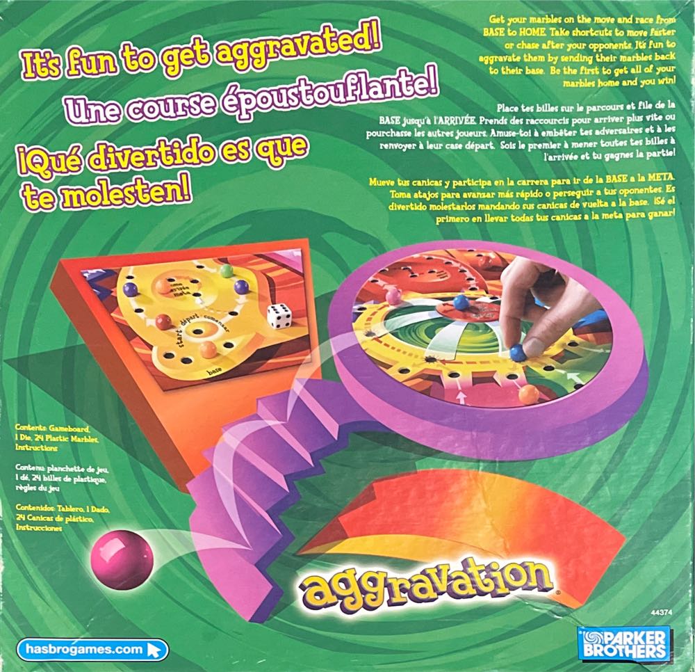 Aggravation   (2-6) board game collectible [Barcode 653569460053] - Main Image 2
