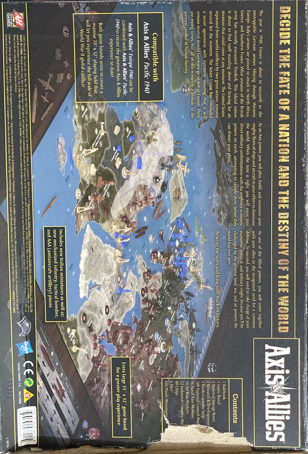 Axis & Allies Europe 1940  board game collectible [Barcode 653569478225] - Main Image 2